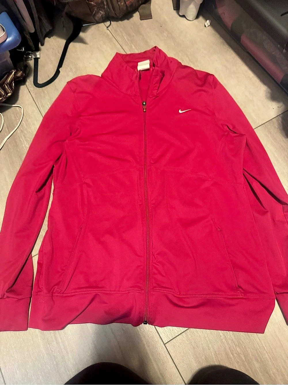 Nike Dri-FIT Athletic Jacket Pink XL Y2K Women’s